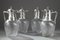 Ewers in Silver and Crystal, 19th Century, Set of 4, Image 3