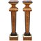 Colonnes Style Louis XIV en Marqueterie de Bois, Set de 2 1