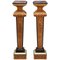 Louis XIV Style Wood Marquetry Columns, Set of 2 1
