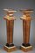 Louis XIV Style Wood Marquetry Columns, Set of 2 6
