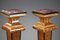 Louis XIV Style Wood Marquetry Columns, Set of 2 7