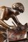 Jugendstil Bronzeskulptur und Tintenfass von Karl Korschann 2