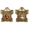 19th Century Porcelain Portraits in Gilded Bronze Frames by A. Giroux, Set of 2, Image 1