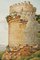 Micromosaïque ronde représentant le mausolée de Cecilia Metella sur la voie Appienne, début du XIXe siècle 9