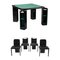 Italian Game Table and Chairs by Pierluigi Molinari for Pozzi, 1970s, Set of 5, Image 1