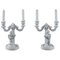 19th Century Napoleon III Bisque Candlesticks in the Style of Sevres, Set of 2, Image 1