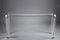 20th Century Acrylic Glass Console Table by Romeo, Paris 3