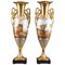 Grands Vases Fuseau d'Époque Empire en Porcelaine de Paris, Set de 2 1