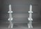 Carrara Marble Bookcase with Glass Shelves by Alessandro Mendini, 1970s, Image 3