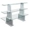 Carrara Marble Bookcase with Glass Shelves by Alessandro Mendini, 1970s, Image 1