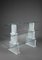 Carrara Marble Bookcase with Glass Shelves by Alessandro Mendini, 1970s 4