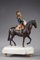 18. Jh. Louis XVI Uhr mit Darstellung eines Soldaten auf dem Pferderücken 9