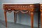 Louis XVI Style Walnut Console Tables, Set of 2 6