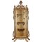 Vitrine Style Baroque Mid-Century en Bois Doré, Italie 1