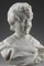 19th Century Alabaster Bust of a Young Girl 3