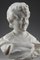 Buste de Jeune Fille en Albâtre, 19ème Siècle 3