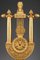 Orologio a lira in stile Impero in bronzo dorato, Immagine 5