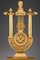 Empire Style Gilt Bronze Lyre Clock, Image 4