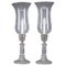 Large Crystal Candle Holders from Portieux, Set of 2 1