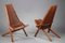 Sedie pieghevoli in teak, Scandinavia, set di 2, Immagine 3