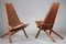 Sedie pieghevoli in teak, Scandinavia, set di 2, Immagine 4