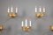 Charles X Gilded Bronze Wall Sconces, Set of 6, Image 2