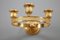 Charles X Gilded Bronze Wall Sconces, Set of 6 7