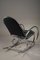 20th Century Chrome and Leatherette Rocking Chair 8
