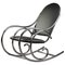 20th Century Chrome and Leatherette Rocking Chair 1