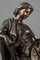 Moreau After James Pradier, Seated Woman, Bronze Sculpture 3