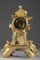 Napoleon III Uhr aus vergoldeter Bronze im Rocaille Stil, 19. Jh 10