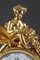 Napoleon III Uhr aus vergoldeter Bronze im Rocaille Stil, 19. Jh 3