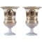 Medici Vases in White Opaline by Jean-Baptiste Desvignes, Set of 2, Image 1