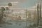 Large 19th Century Panoramic Painting in Romantic Style 6