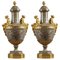 Mid-19 Jh. Vasen aus Ural Granit & Vergoldeter Bronze, 2 . Set 1
