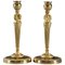 Gilded and Sculpted Bronze Candlesticks, Set of 2 1