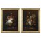 19th Century Paintings of Flower Bouquets, Set of 2 1