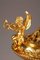 Quemador de perfume para centro de mesa Imperio francés en bronce dorado y mármol, Imagen 3