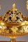Quemador de perfume para centro de mesa Imperio francés en bronce dorado y mármol, Imagen 5