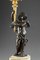 Mid-19th Century Bronze and Marble Candelabra, Set of 2, Image 9