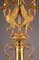 Vergoldeter Kronleuchter aus Bronze & Marmor, Ende 18. Jh., 2er Set 8