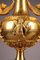 Vergoldeter Kronleuchter aus Bronze & Marmor, Ende 18. Jh., 2er Set 5