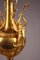 Vergoldeter Kronleuchter aus Bronze & Marmor, Ende 18. Jh., 2er Set 4