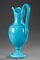 Early 19th Century Charles X Blue Opaline Crystal Ewer 2