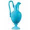 Early 19th Century Charles X Blue Opaline Crystal Ewer, Image 1