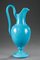 Early 19th Century Charles X Blue Opaline Crystal Ewer, Image 3