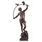 Bronze Hindu Bird-Catcher by Auguste De Wever, 1836-1910, Image 1