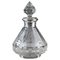 Late 19th Century Art Nouveau Crystal and Silver Flask 1