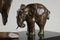 Art Deco Elephant with Baby Elephants by Ulisse Caputo, Image 12