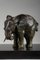 Art Deco Elefant mit Elefantenbabys von Ulisse Caputo 5